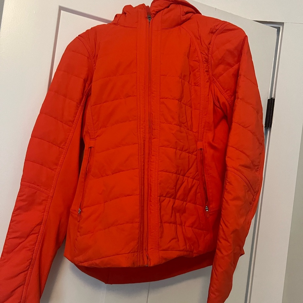 Lululemon Athletica Bright Red Puffer Jacket